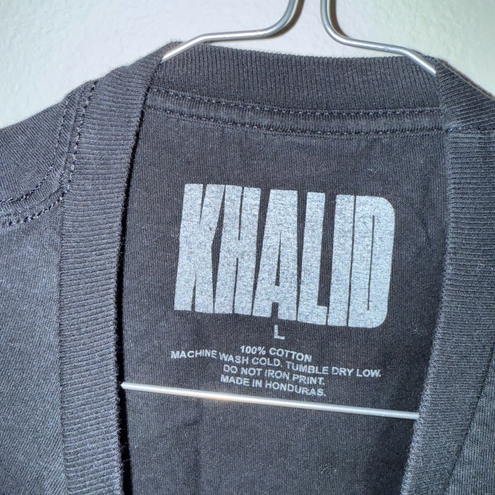 KHALID Summer Tour Black T-Shirt with Red Graphic Men's Size Large - Picture 10 of 10